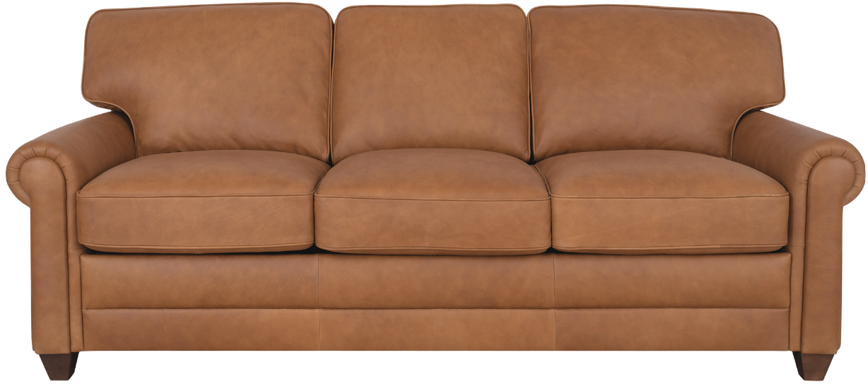 Luke Home Andrew Leather Sofa |Peerless Furniture | STL