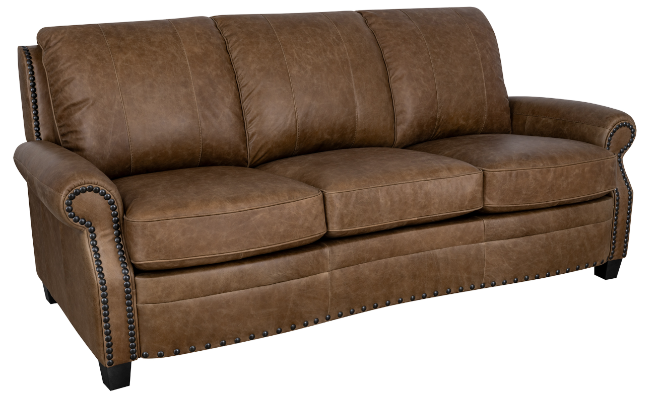 Luke Home Bennett Leather Sofa |Peerless Furniture |STL