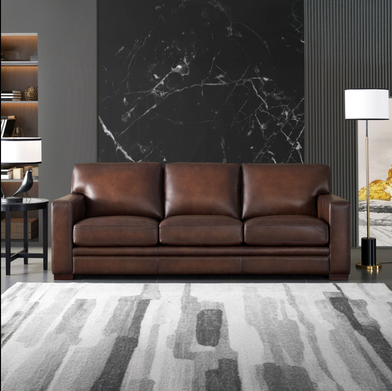 Luke Home leather couch | Peerless Furniture  | St Louis