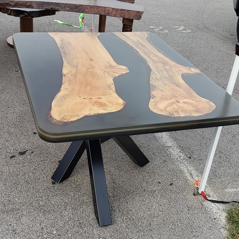 Small table with wooden design — Montgomery, IN — Unique Woodworx LLC