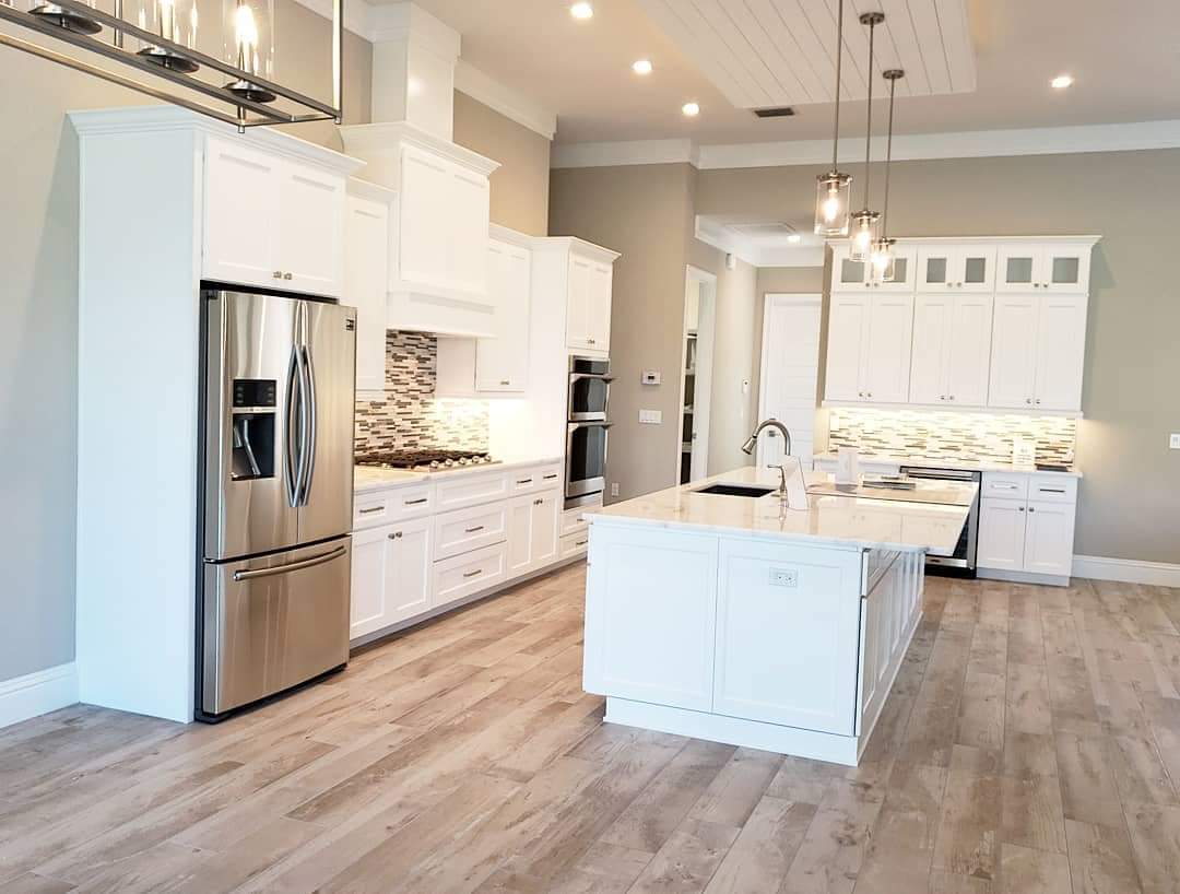 Small kitchen under construction — Montgomery, IN — Unique Woodworx LLC