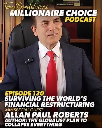 Allan Paul Roberts with Terry Bradshaw on The Millionaire Choice podcast