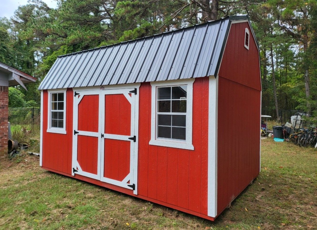 Portable Shed Red White River Valley Shed Dardanelle AR