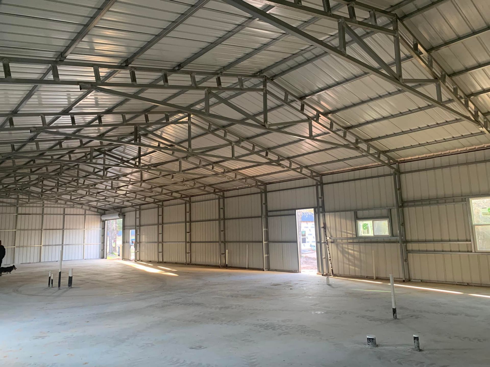 Interior Metal Building Fabrications River Valley Shed Dardanelle AR
