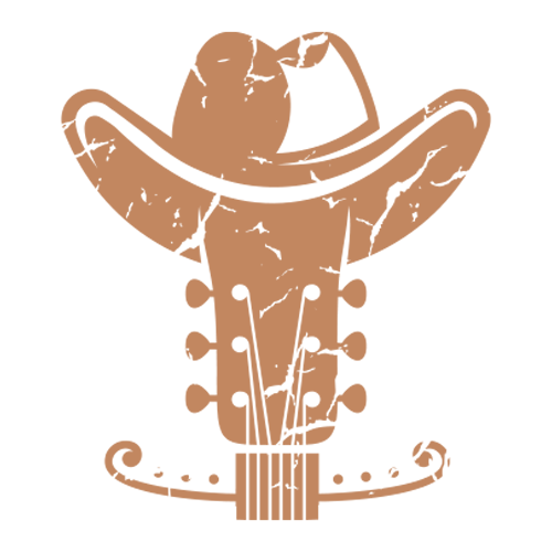 Guitar With Cowboy Hat