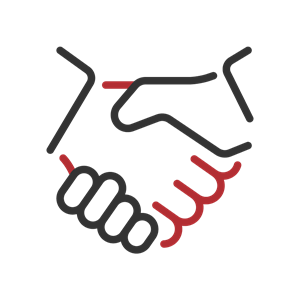 about us hands icon
