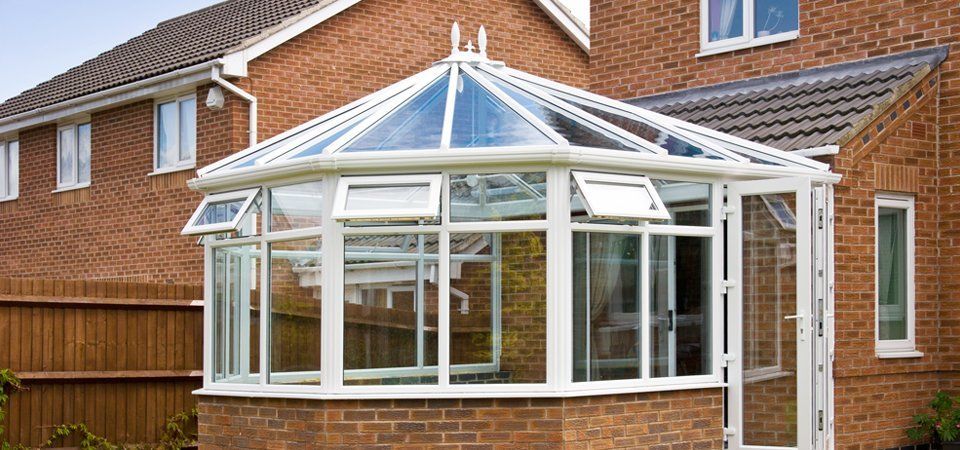 newly installed conservatory