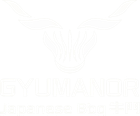 Faint white logo of a bull above barely visible text on a white background