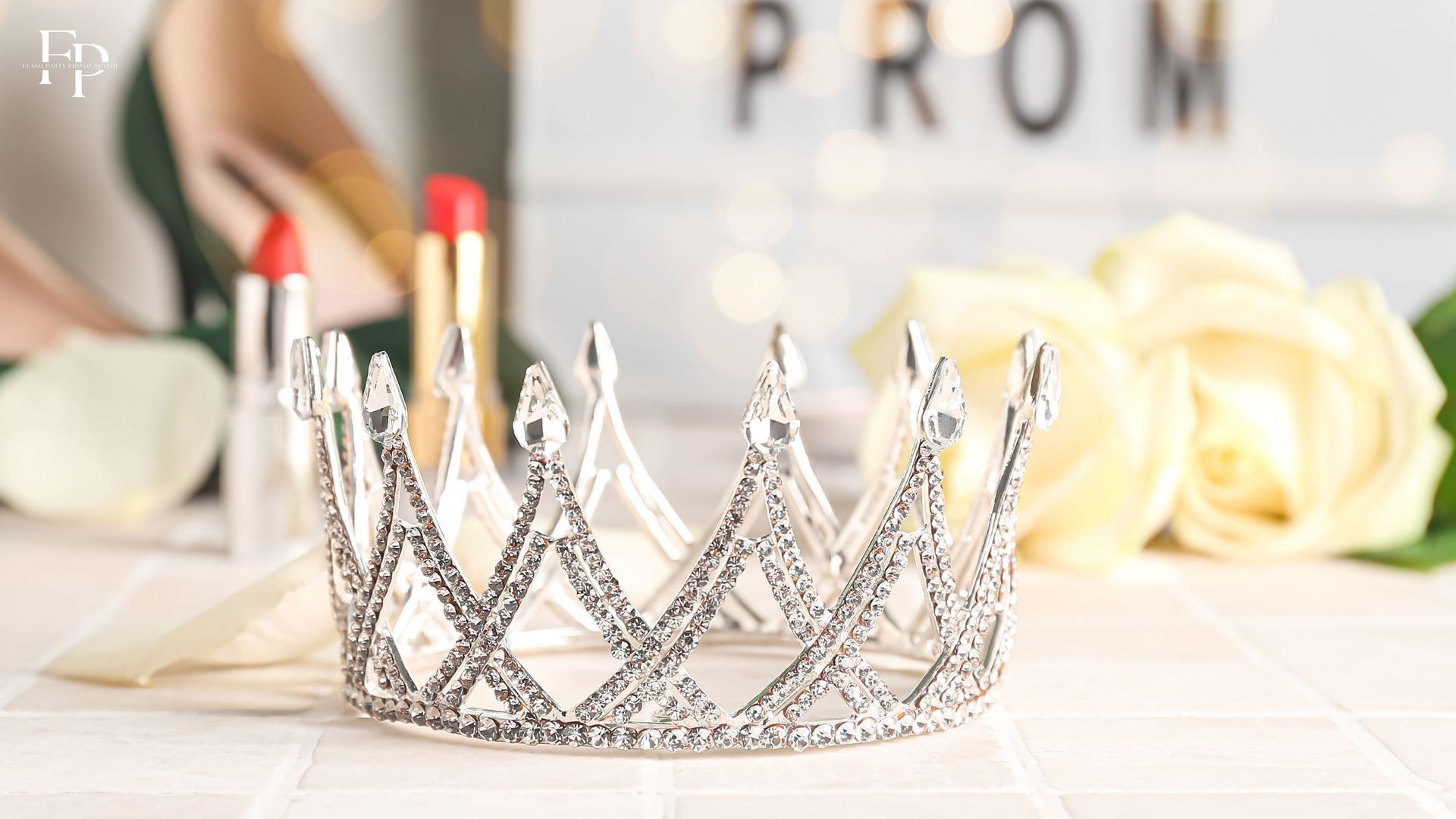 Shimmering prom queen crown