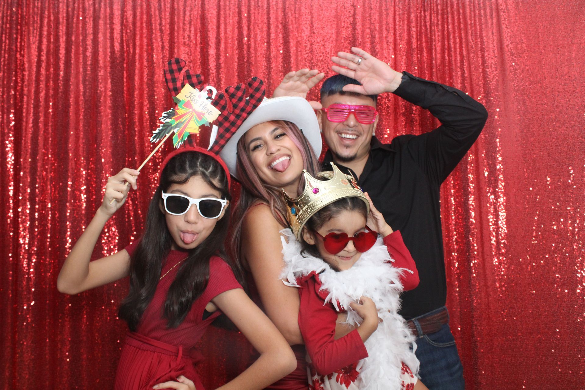 Charlotte North Carolina photo booth rental company making sure everyone at this Charlotte party has a great time!