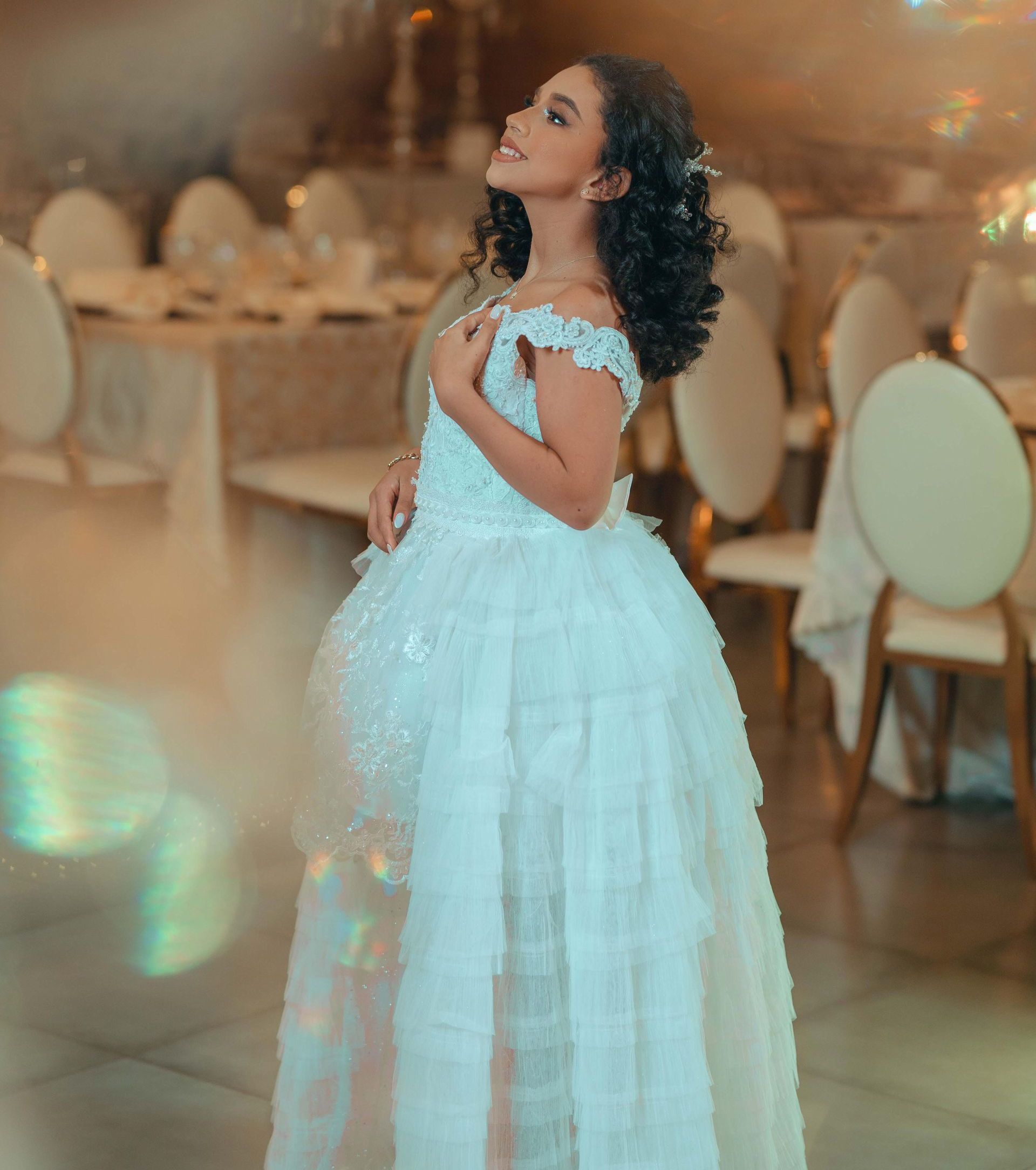 Quinceanera Celebrant in Sugar Land Texas Flash Party Photo Booth Rental