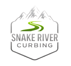 Snake River Curbing Logo in Silver color