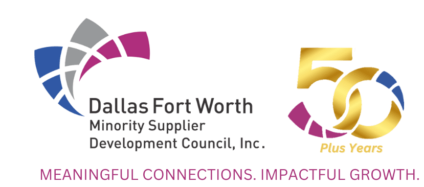 A logo for dallas fort worth minority supplier development council
