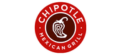 A chipotle mexican grill logo with a chili pepper in a red circle.