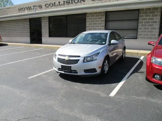 White Car Parked — St. Peters, MO — Novak’s Collision Center