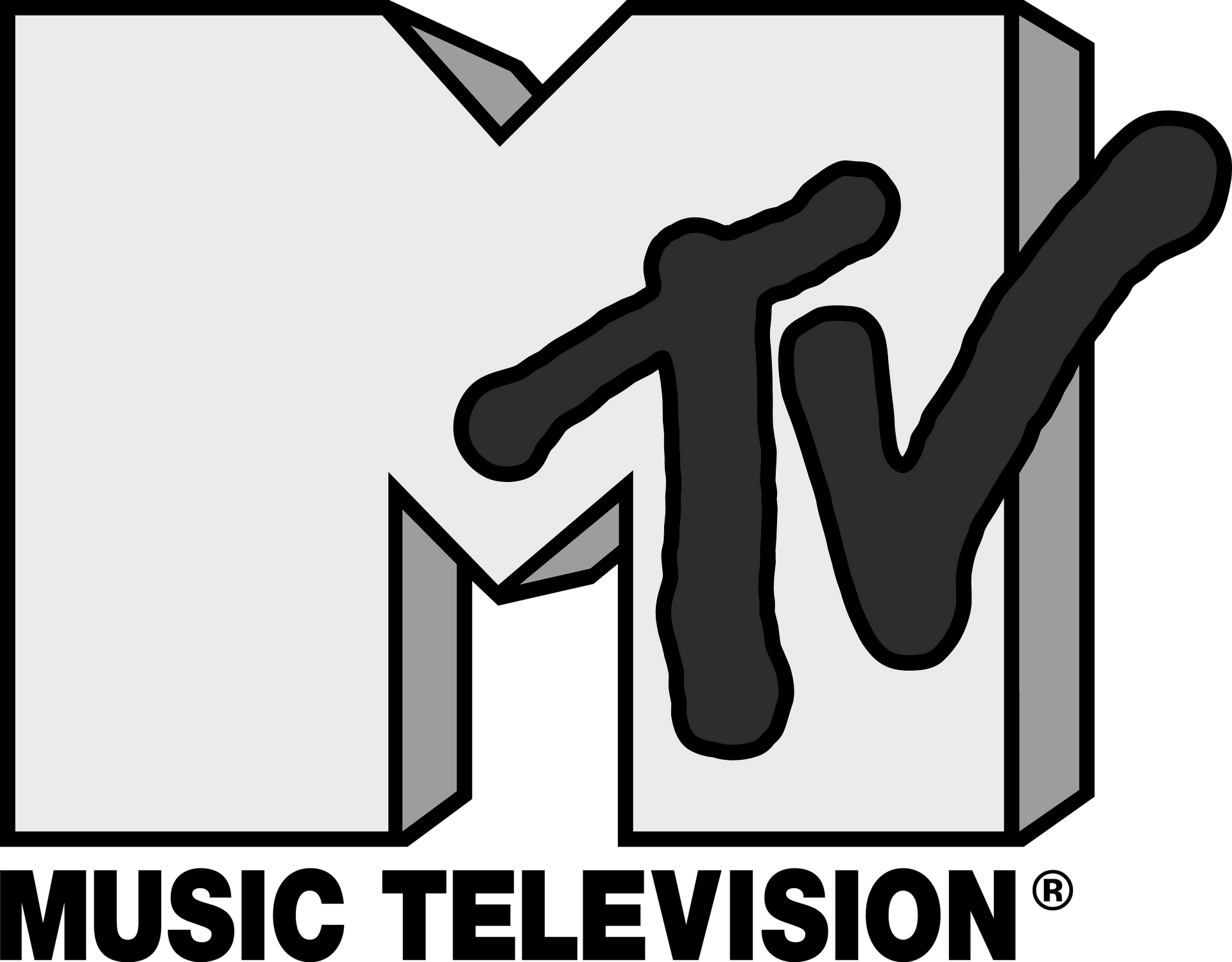 Logotipo de MTV: letra