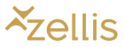 Gold Zellis logo with stylized “Z” icon and wordmark on a white background
