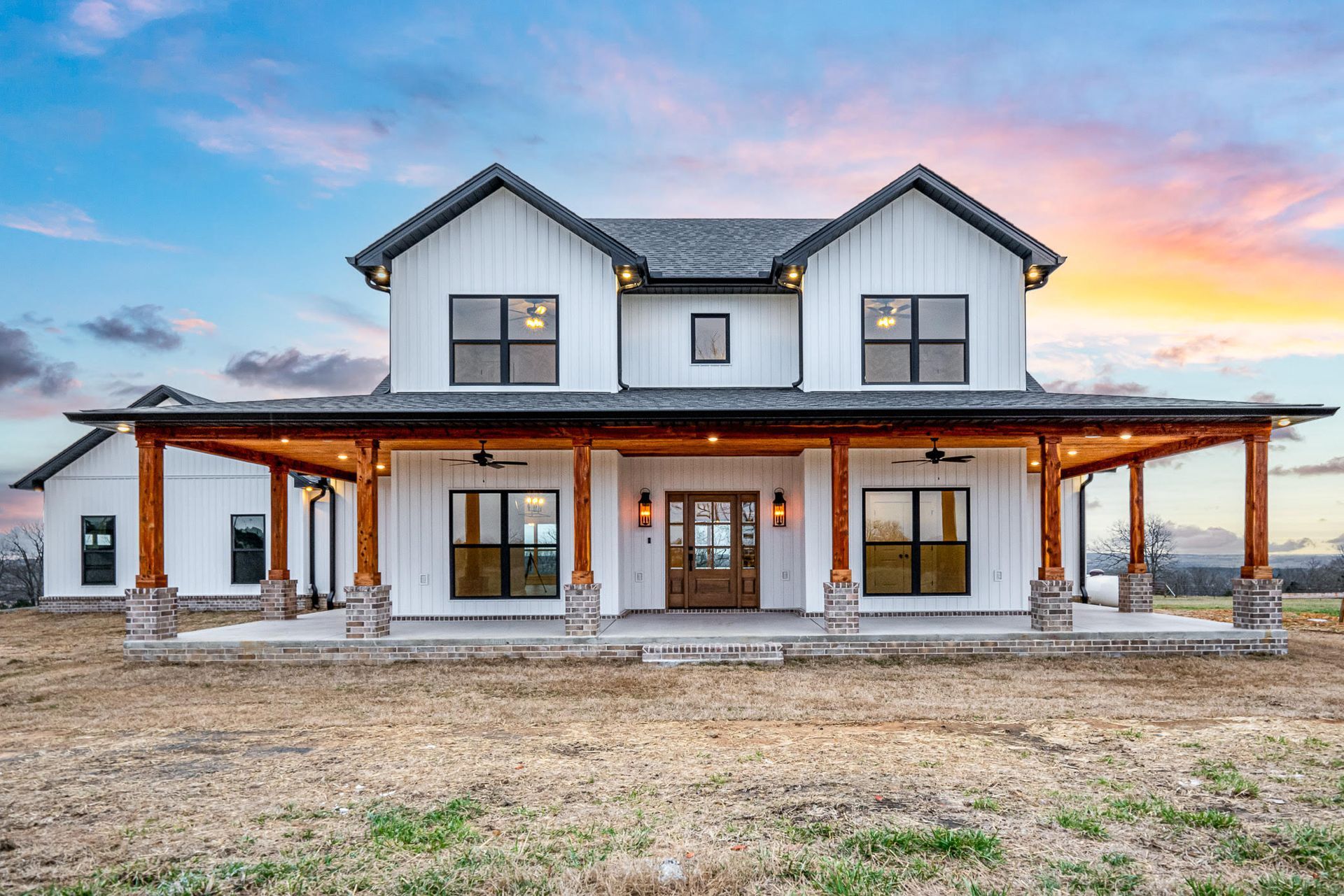 Custom home build by Breeding Construction in Central Arkansas.