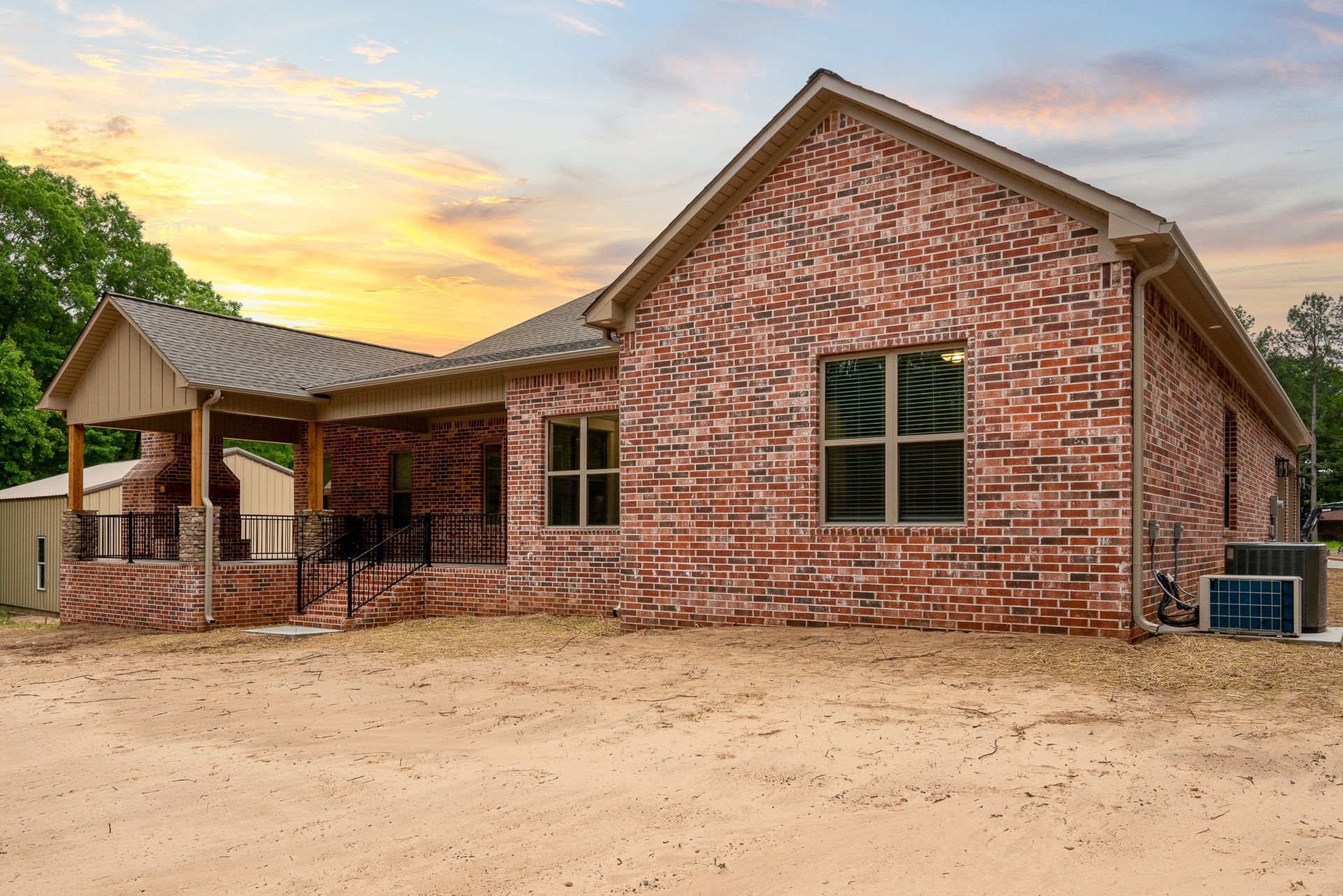 Custom home build by Breeding Construction in Central Arkansas.