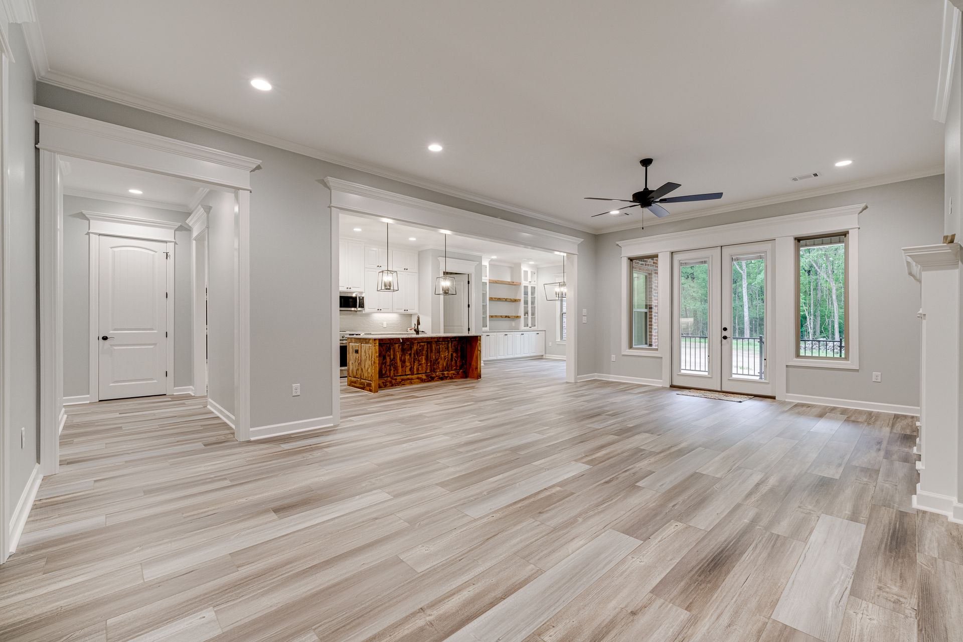 Custom home build by Breeding Construction in Central Arkansas.