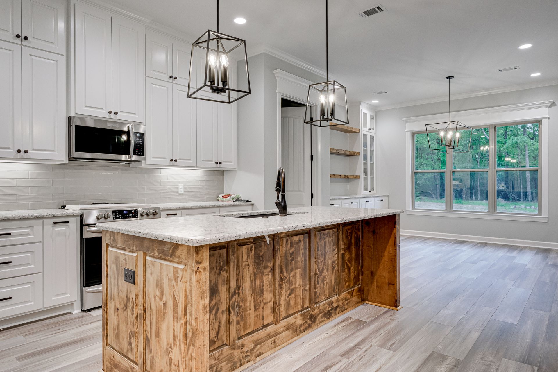 Custom home build by Breeding Construction in Central Arkansas.