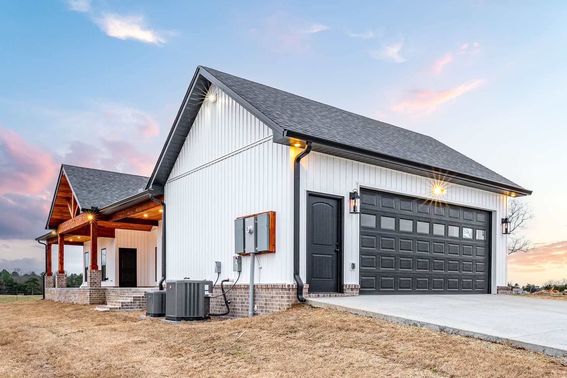 Custom home build by Breeding Construction in Central Arkansas.