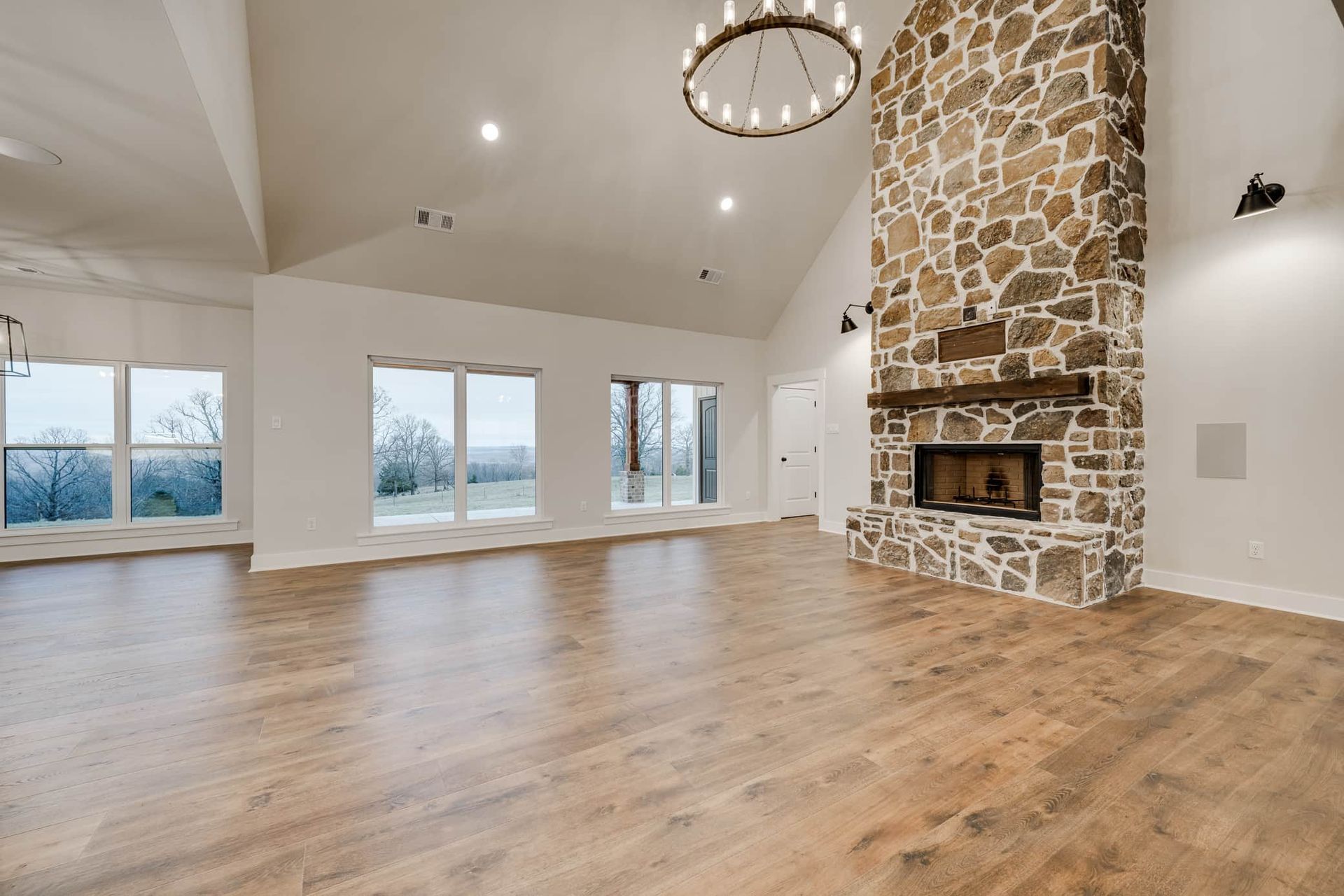 Custom home build by Breeding Construction in Central Arkansas.