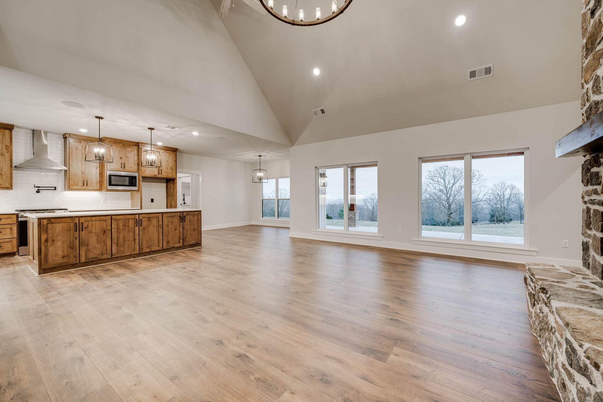 Custom home build by Breeding Construction in Central Arkansas.