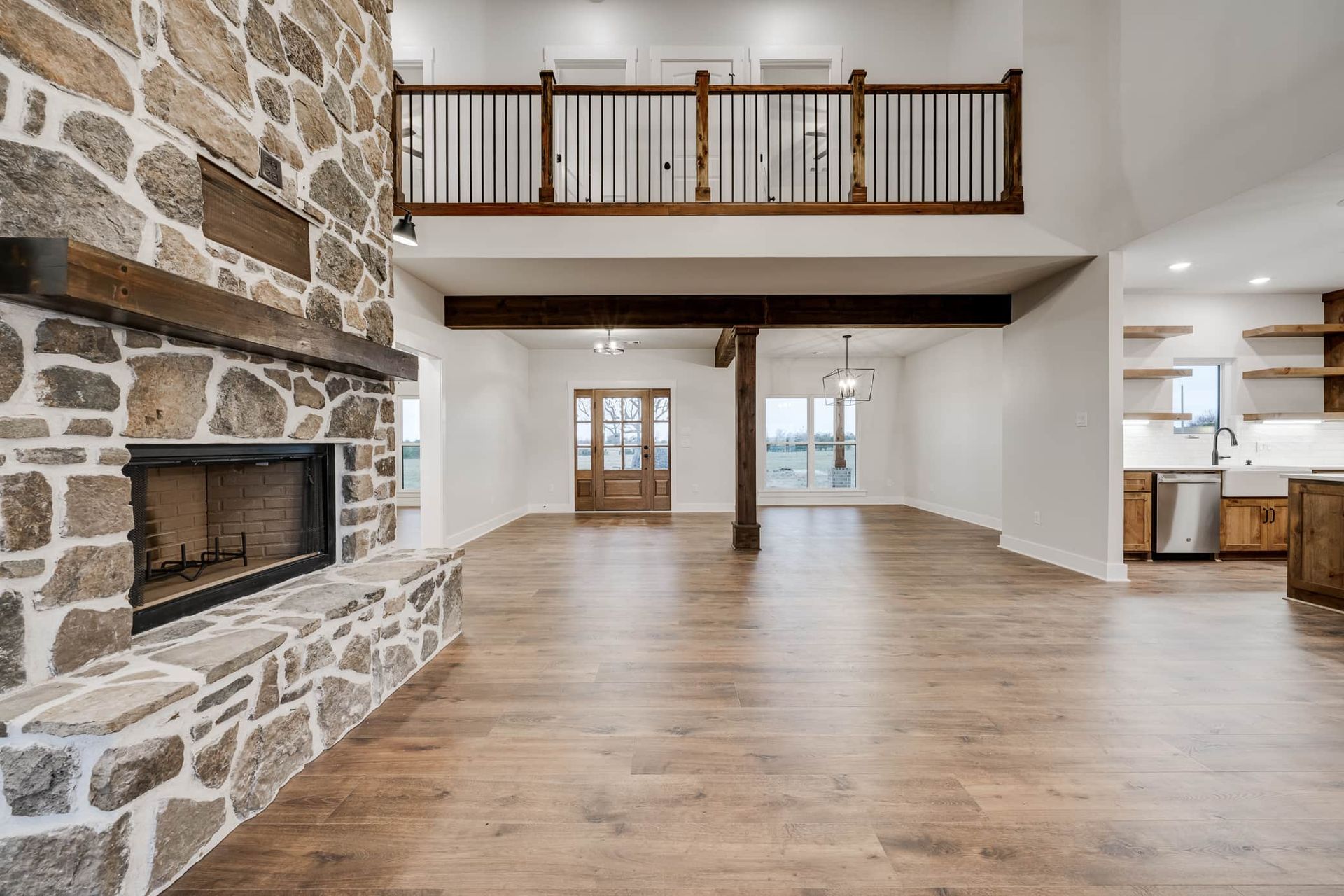 Custom home build by Breeding Construction in Central Arkansas.