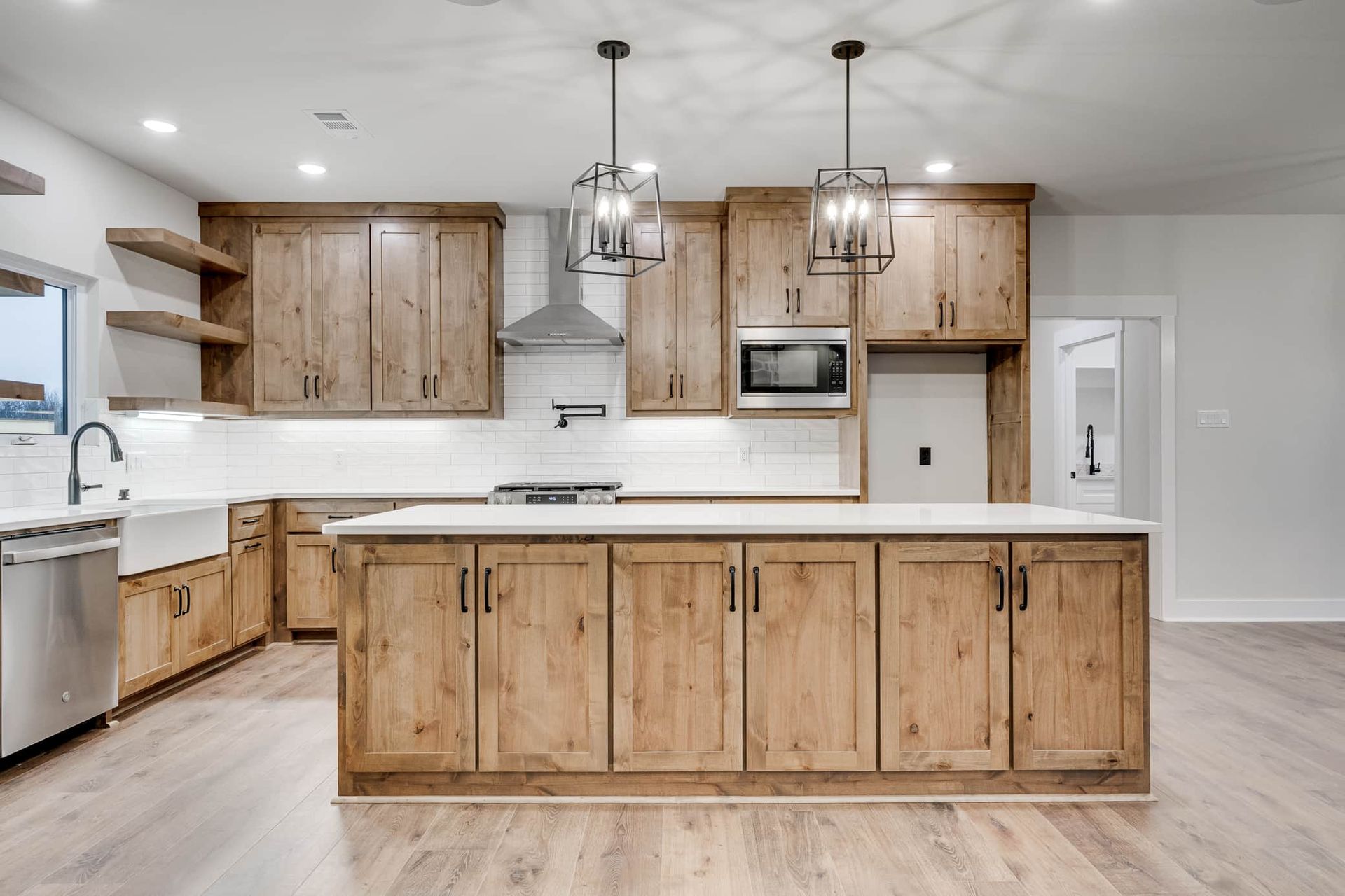 Custom home build by Breeding Construction in Central Arkansas.