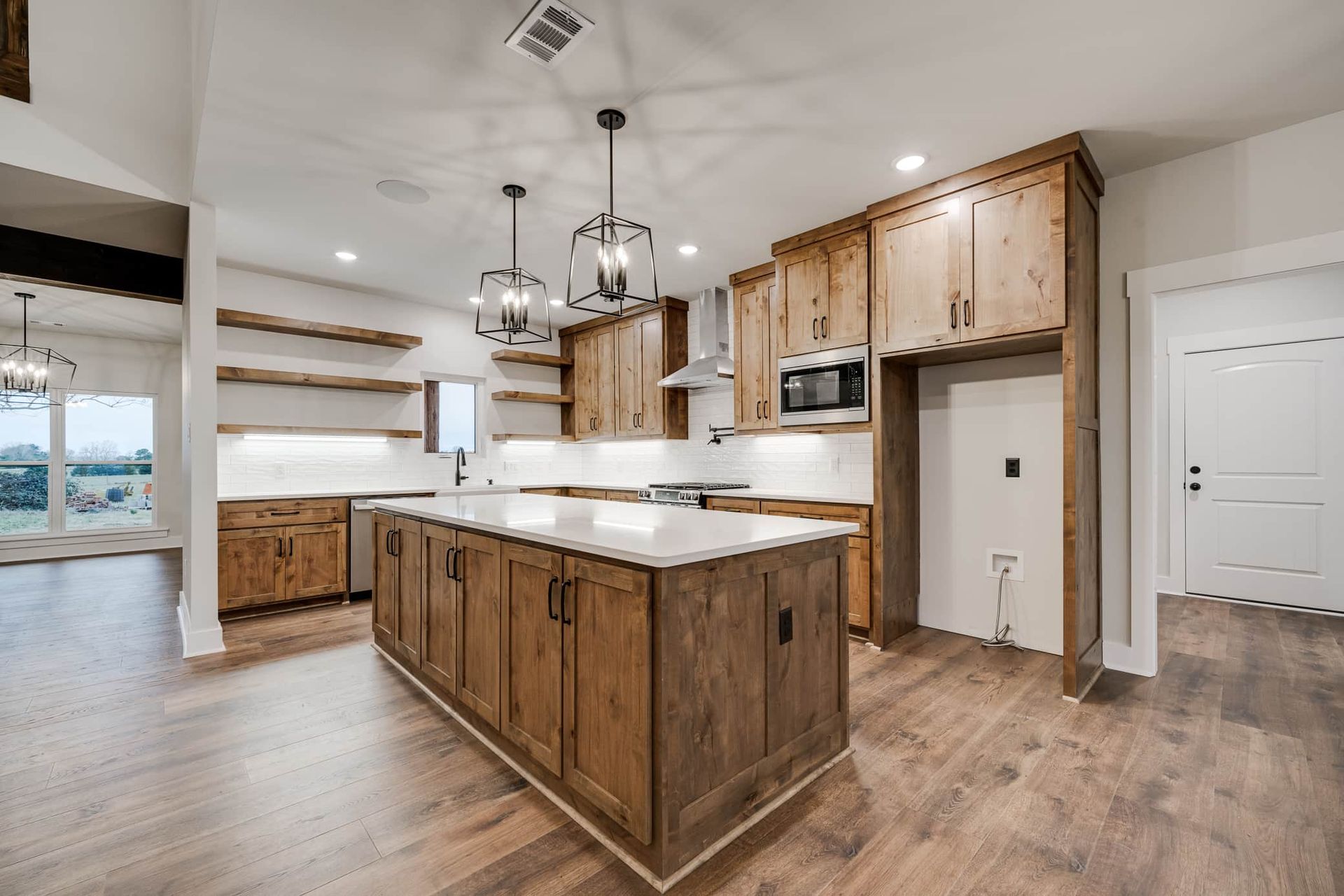 Custom home build by Breeding Construction in Central Arkansas.