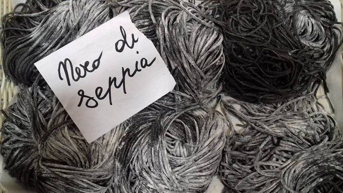 spaghetti al nero di seppia