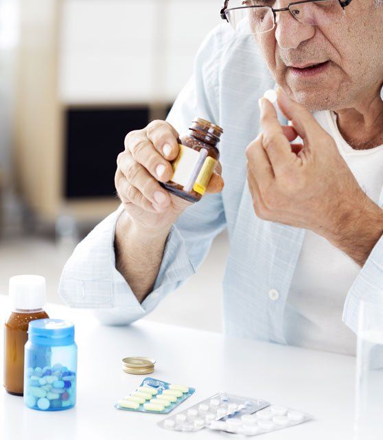 Elderly taking prescribe medicine - Home Medication Reviews in Camden North Haven, NSW