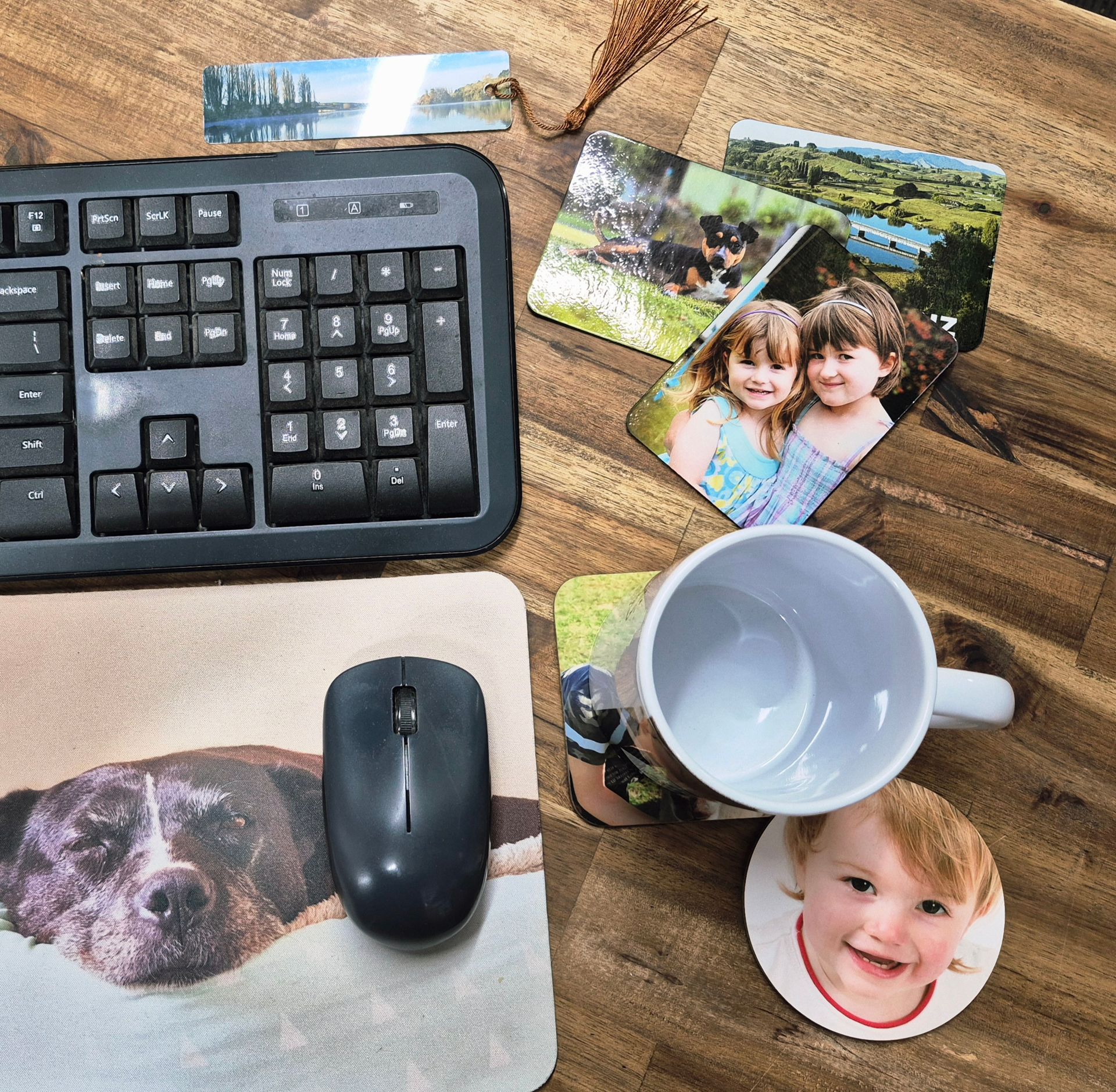 Photo Magnets, Coasters, Mousepads, cheese boards and more