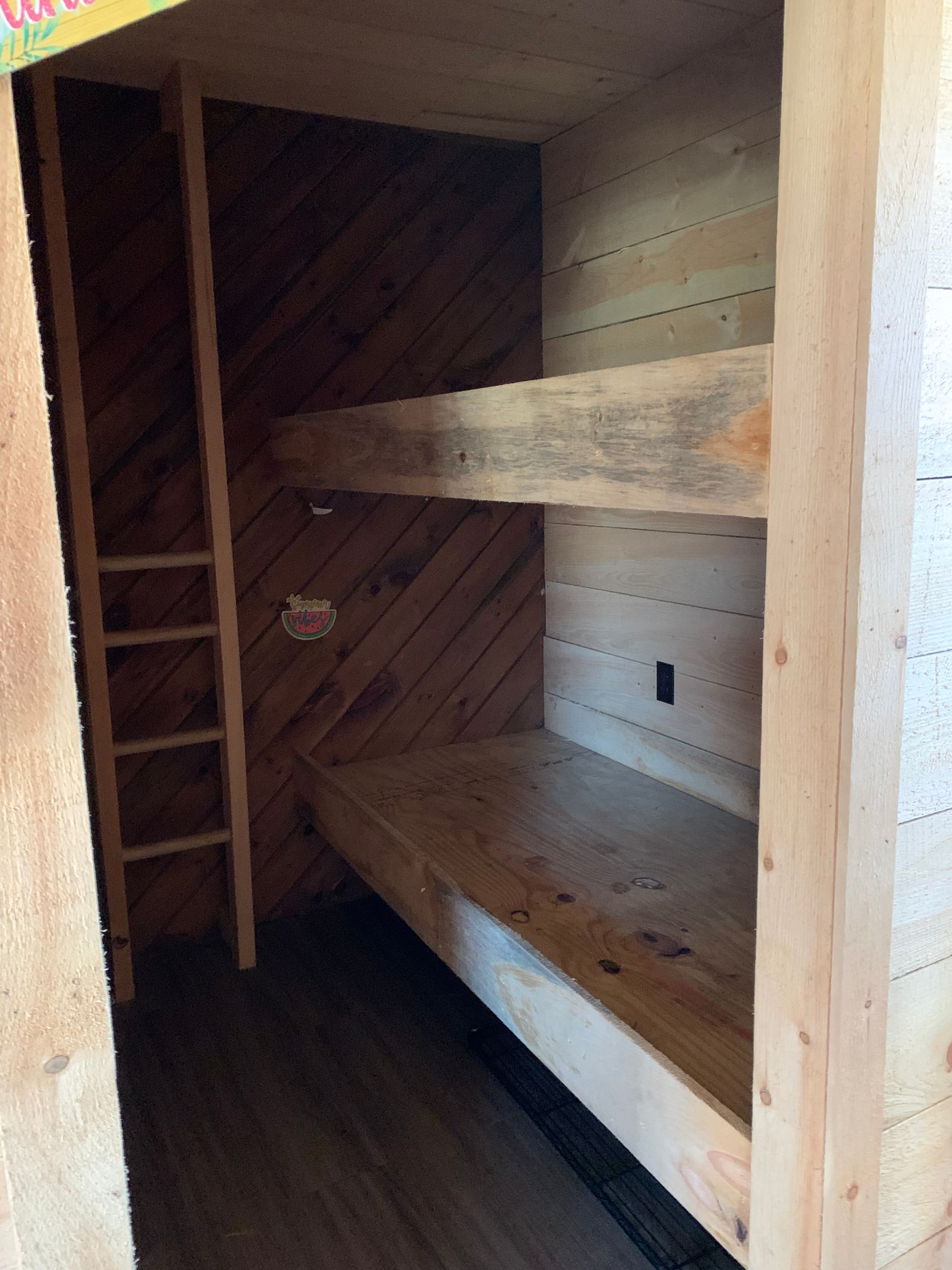 Bunk Bed Inside A Cabin — Sandy Cheek, NY — Seeber Shores Campgrounds