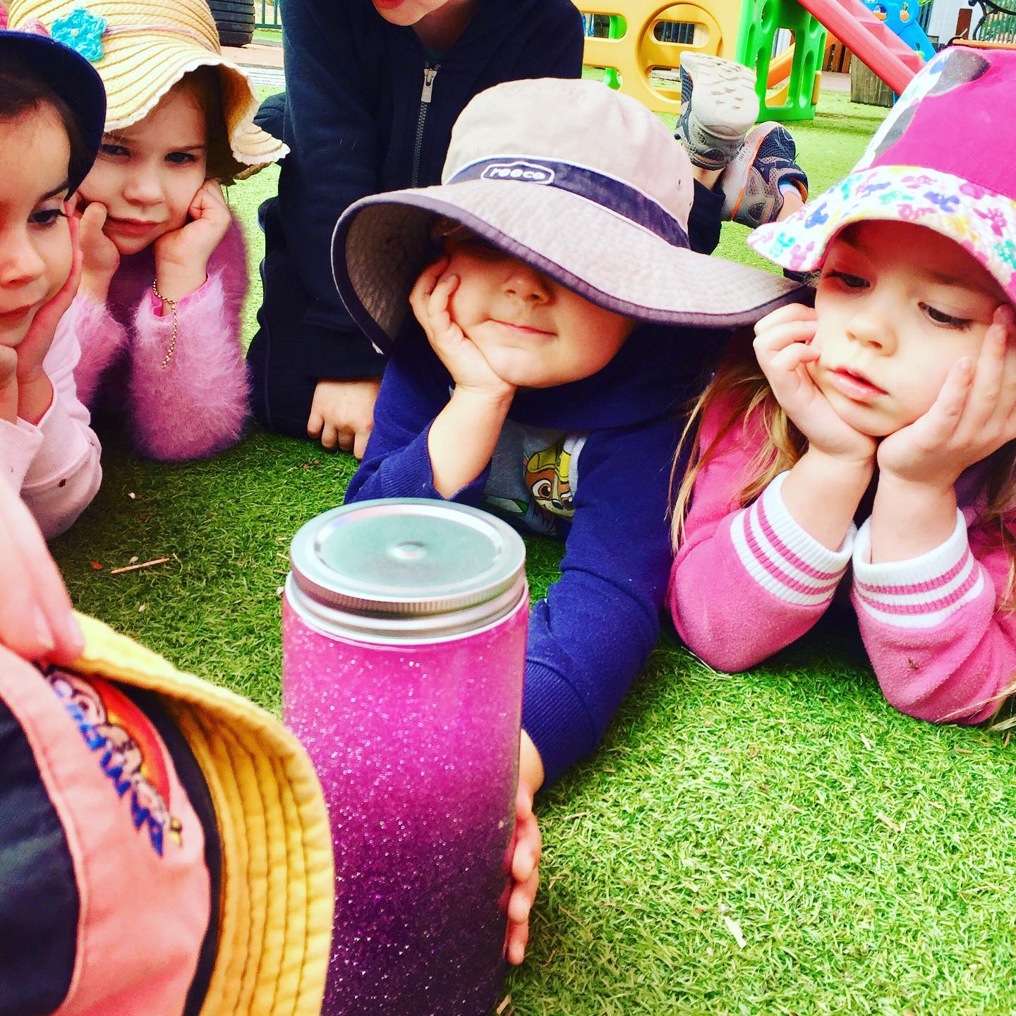 Sprout Sports participants grouped together