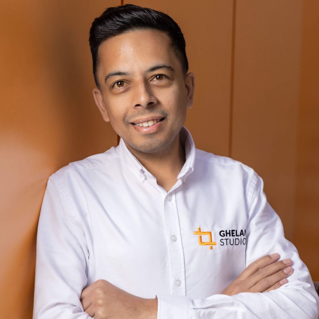 Amit Ghelani profile headshot ghelani studios