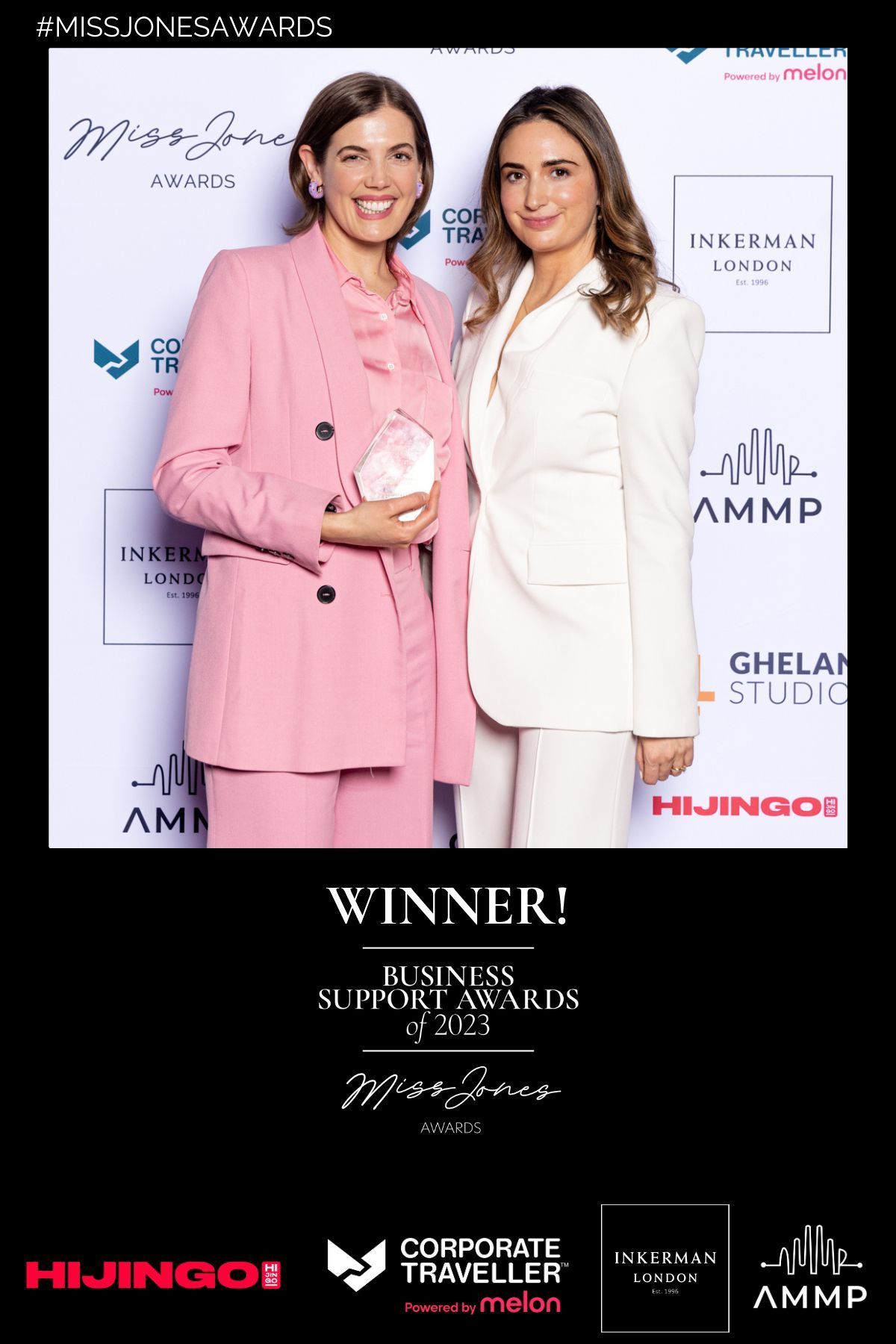 Winners at an awards ceremony captured by Ghelani Studios - Professional awards ceremony photography