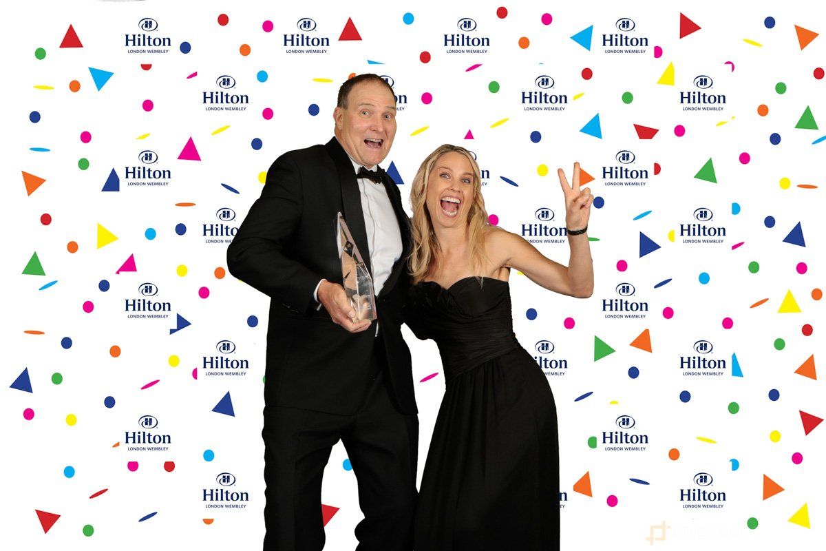 Green screen event photography at Hilton hotel