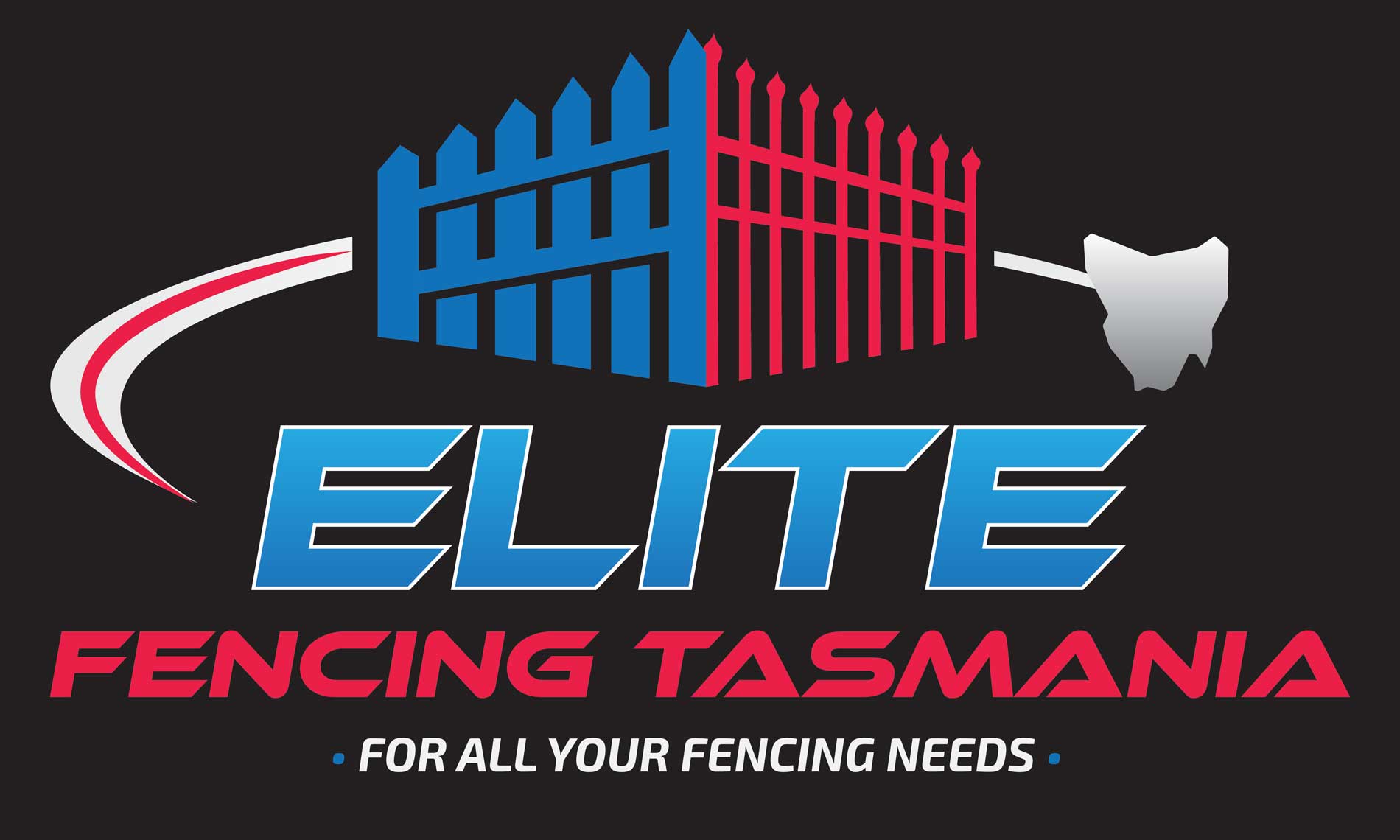 Elite fencing Tasmania logo