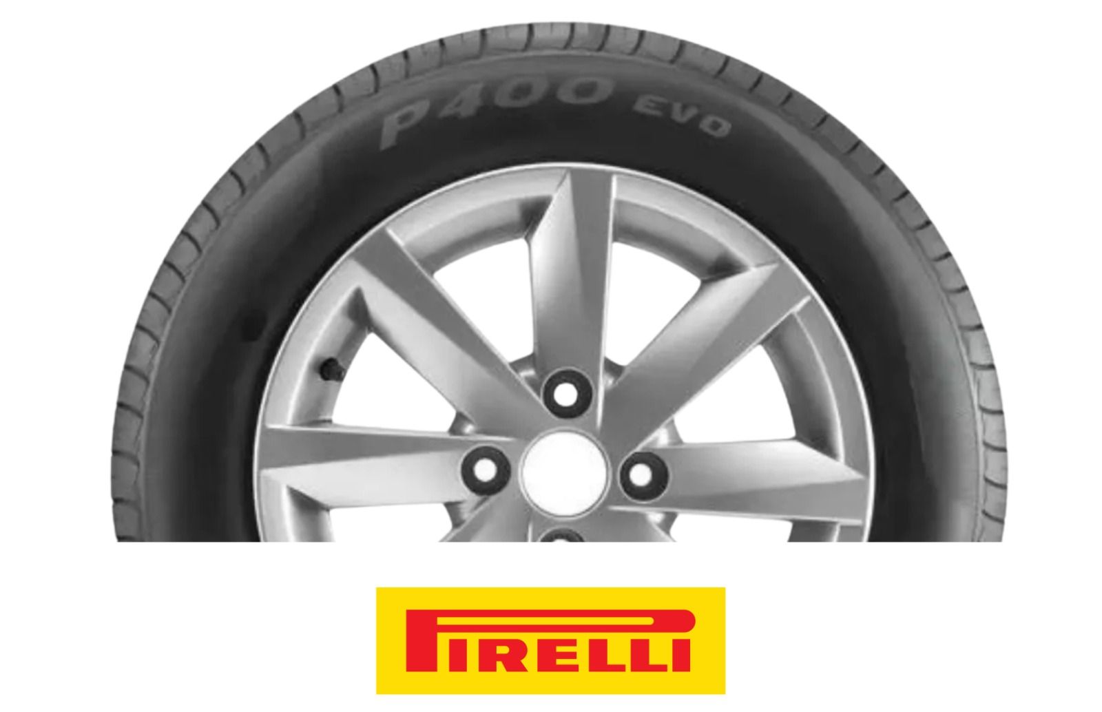 Pneu Yokohama Geolandar X-CV em roda de liga leve prateada, com o logotipo abaixo.