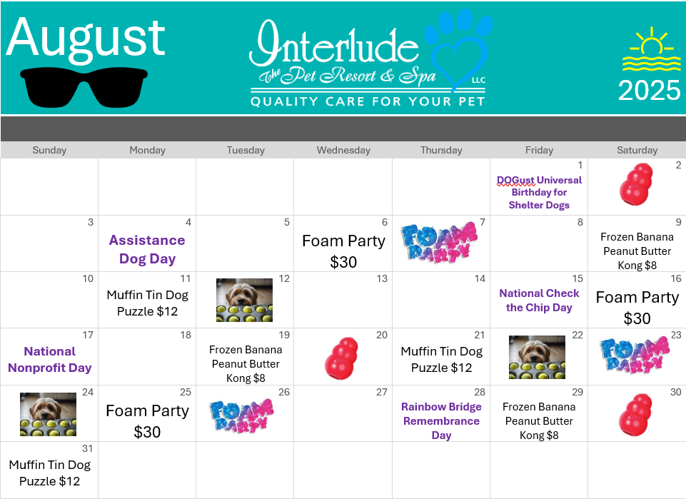A calendar for july shows a variety of holidays