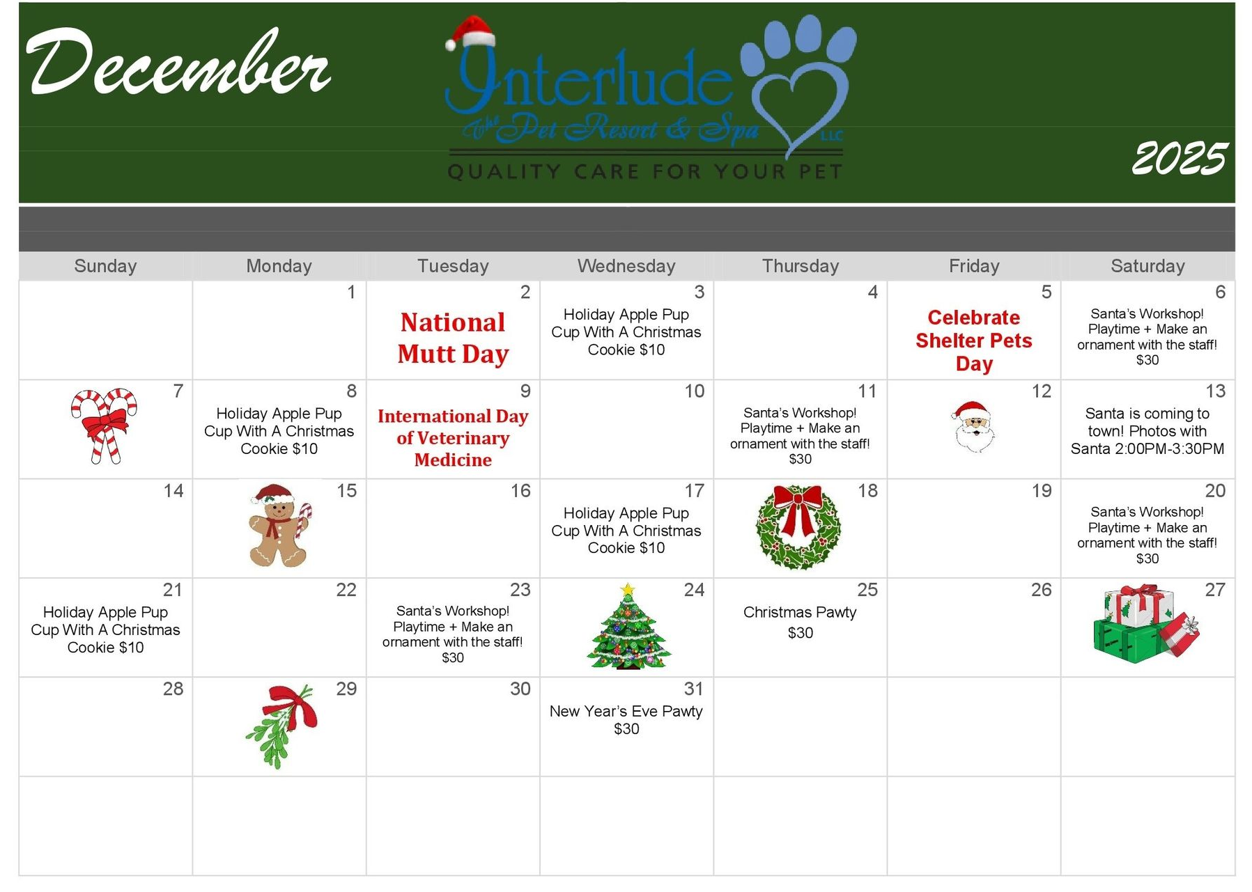A calendar for july shows a variety of holidays