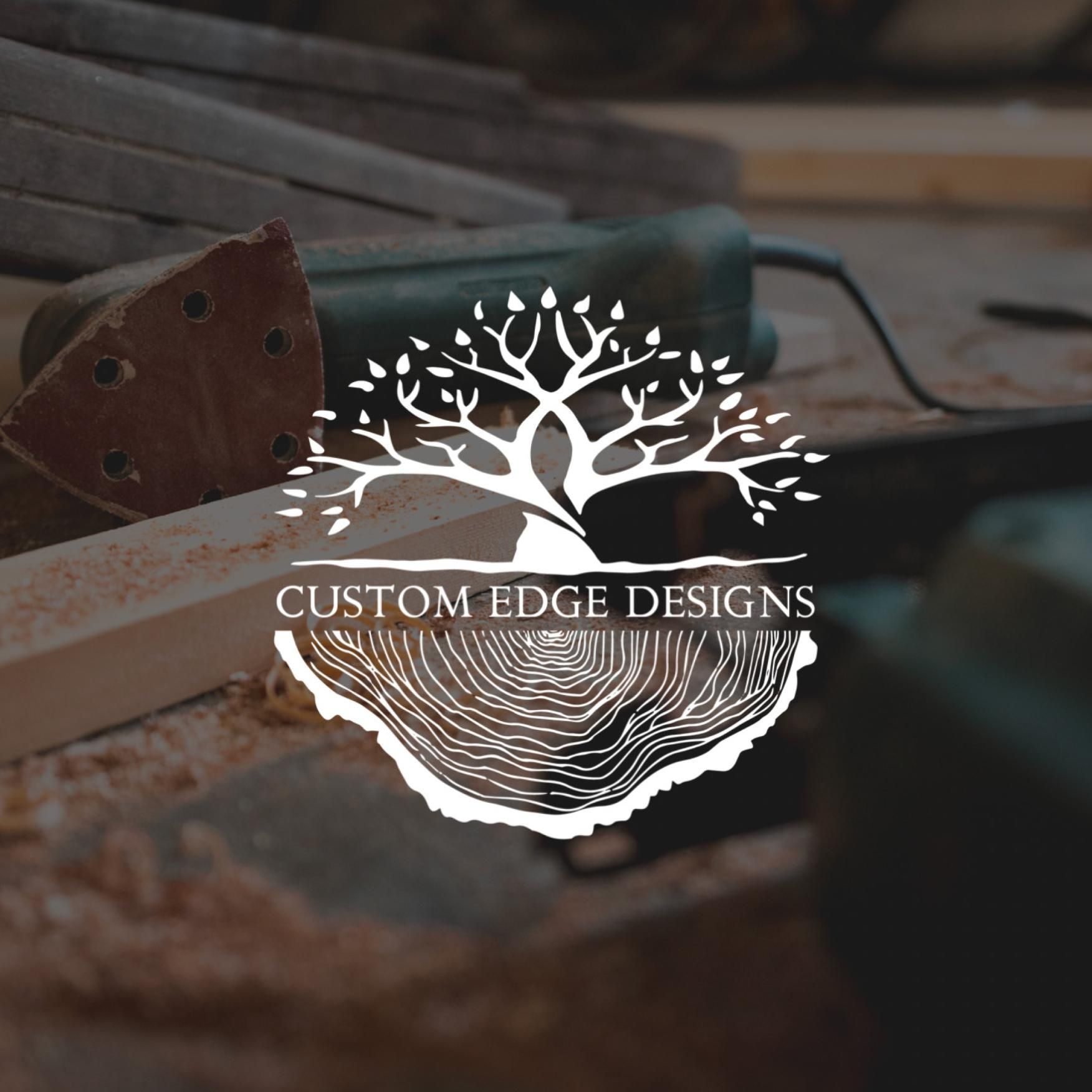 A Logo For A Company Called Custom Edge Designs — JW Signs and Designs In Mount Isa, QLD