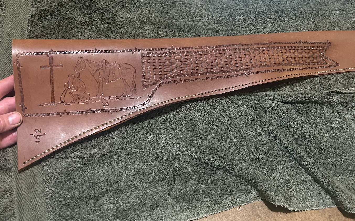 Stacking Steel Welding and Ranch Solutions Custom Leather Project