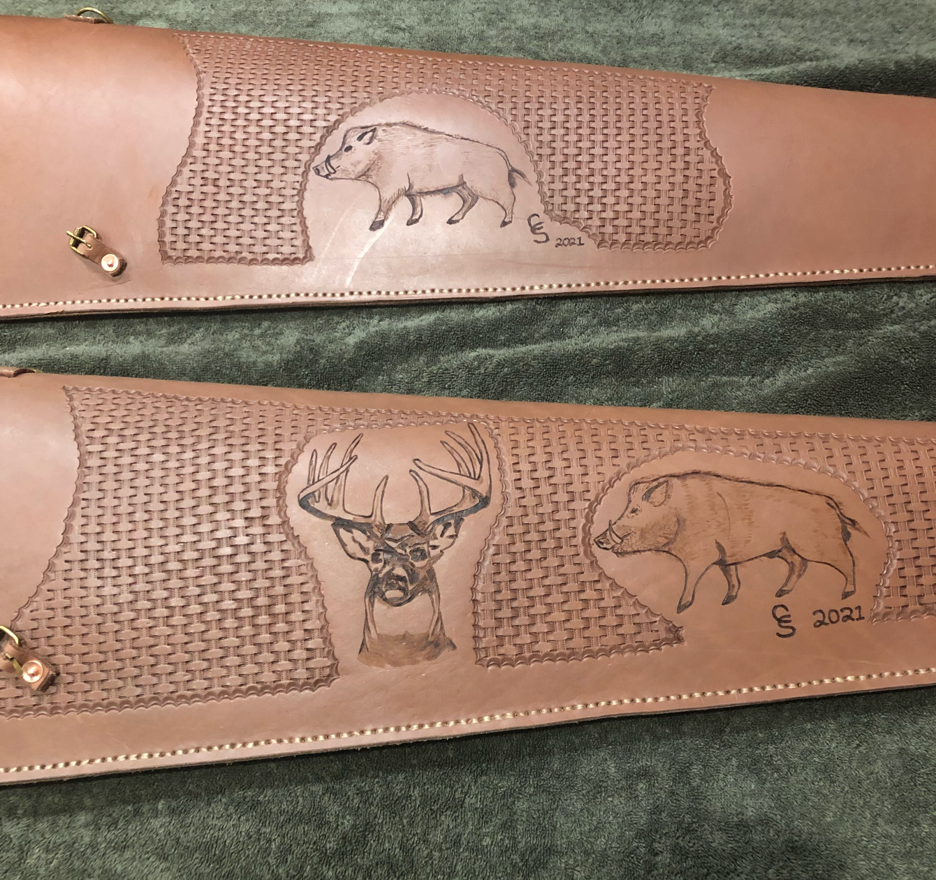 Stacking Steel Welding and Ranch Solutions Custom Leather Project