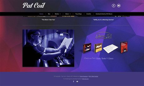 Pat Coil website by BVC Web Design