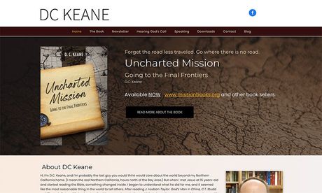 DC Keane website by BVC Web Design