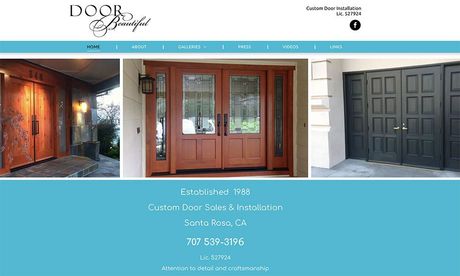 Door Beautiful website by BVC Web Design