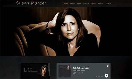 Jessica Molaskey website by BVC Web Design